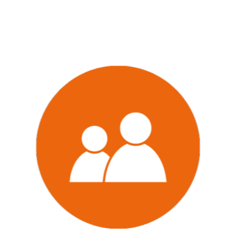 Icon von zwei Menschen