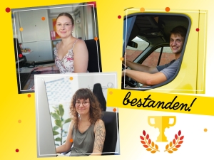 Fertige Azubis in der Unternehmensgruppe
