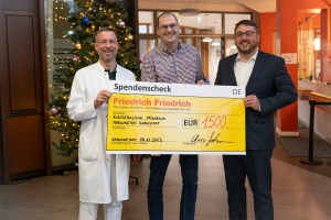 Spende an Kinderklinik Darmstadt vom Umzugsunternehmen Friedrich Friedrich